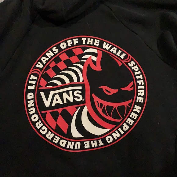 Vans/ spitfire cross black hoodie - Picture 3 of 3